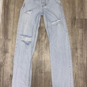 PacSun Light Blue Denim Jeans Foldover
